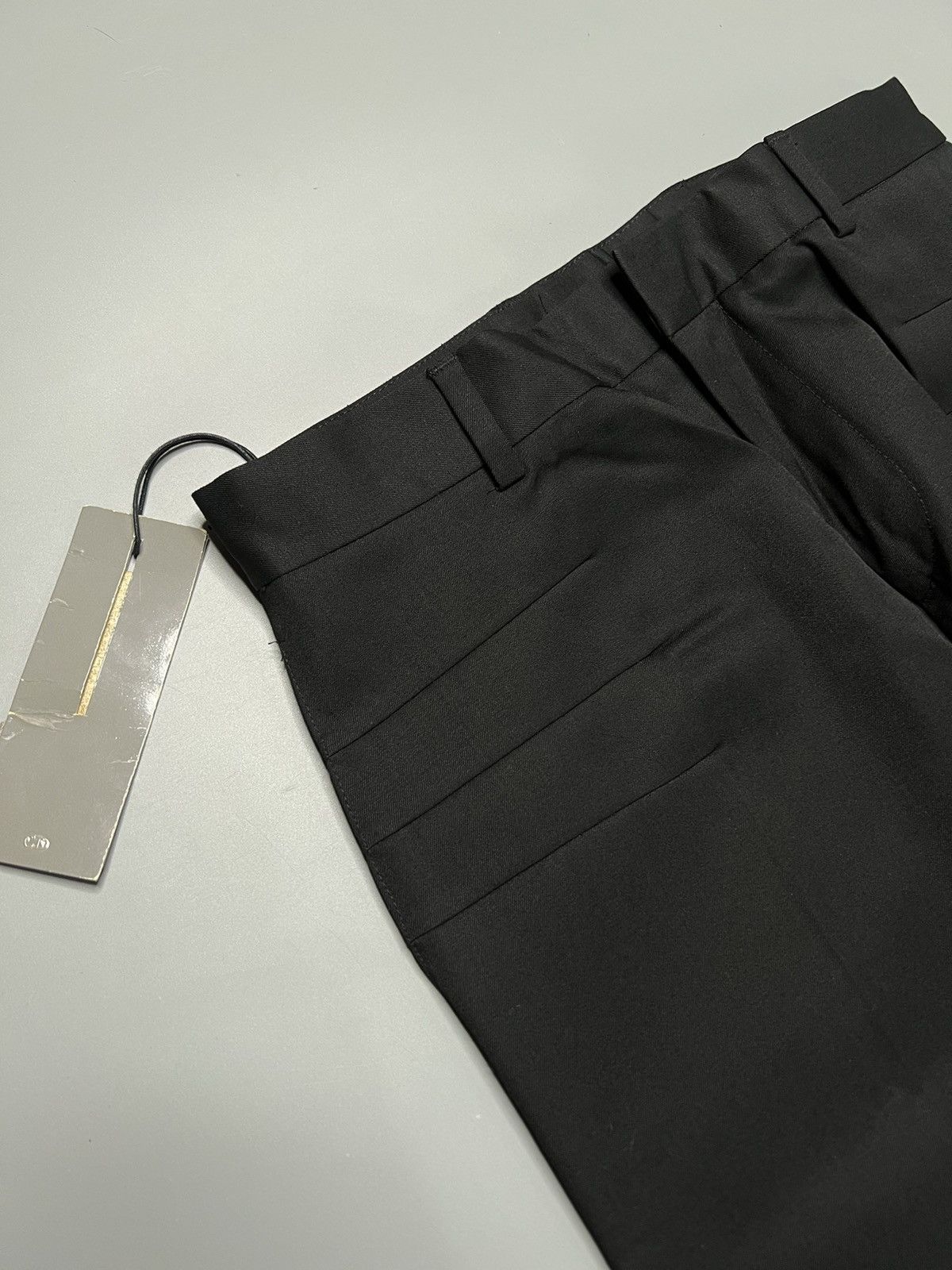 Dior × Hedi Slimane Dior x Hedi Slimane F/W 2002 “Reflexion” Stack Wool Trouser Size US 28 / EU 44 - 5 Thumbnail