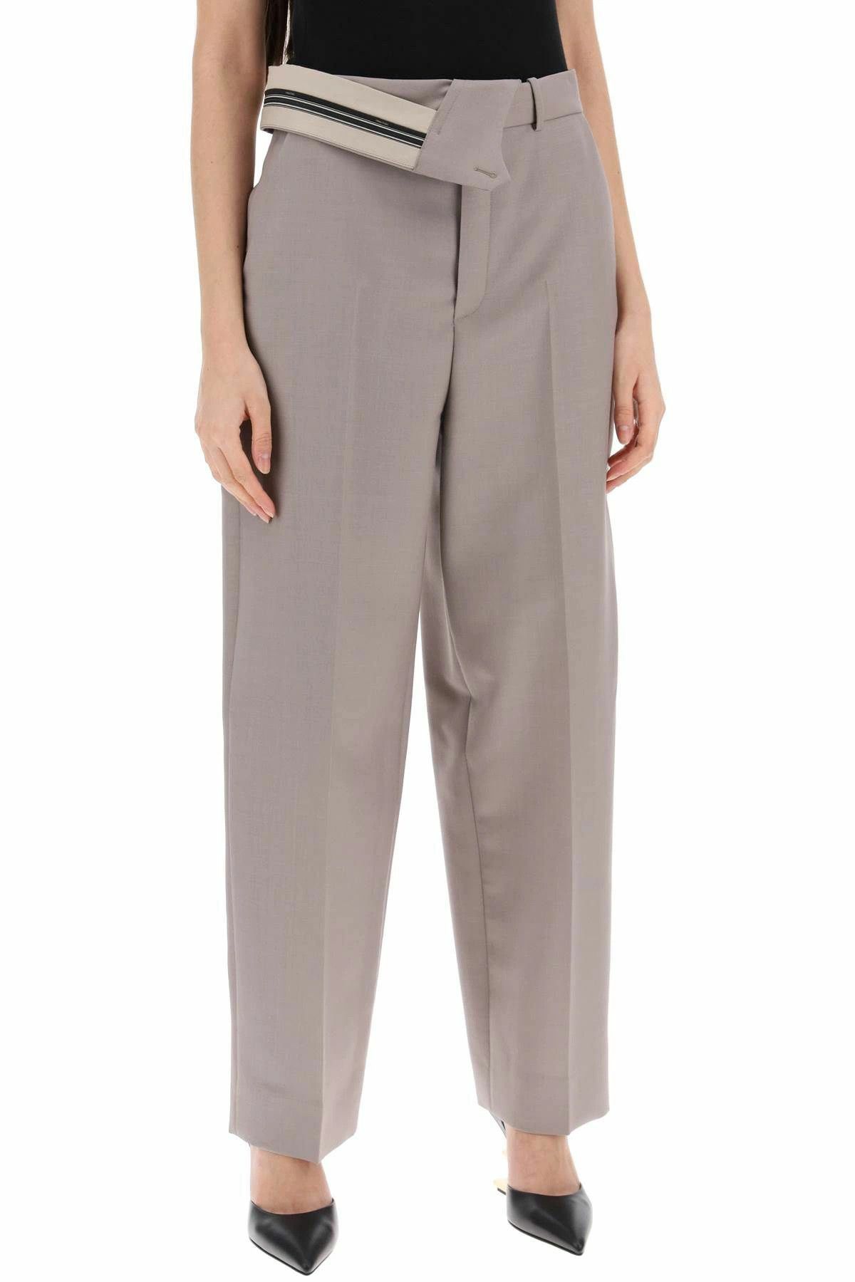 Fendi o1B3y1r0326 Casual Pant in Gray Size 36" / US 14 / IT 50 - 2 Thumbnail