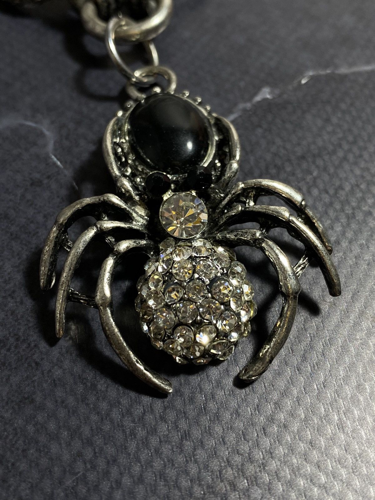 Jewelry Vintage Gothic Spider Pendant Necklace Statement Piece Size ONE SIZE - 3 Thumbnail