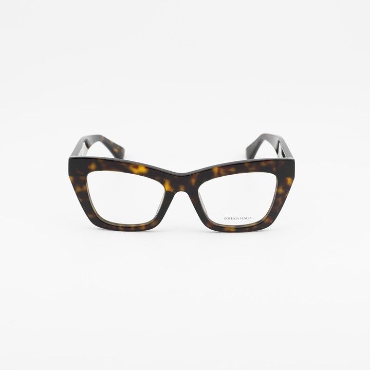 Bottega Veneta Bottega Veneta BV1215O 002 Eyeglasses Havana 50mm Cat Eye Size ONE SIZE - 6 Thumbnail