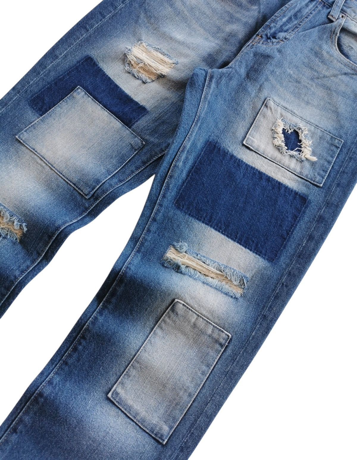LOWRYS FARM Lowrys farm patches denim jeans style kapital Size 29" - 2 Thumbnail