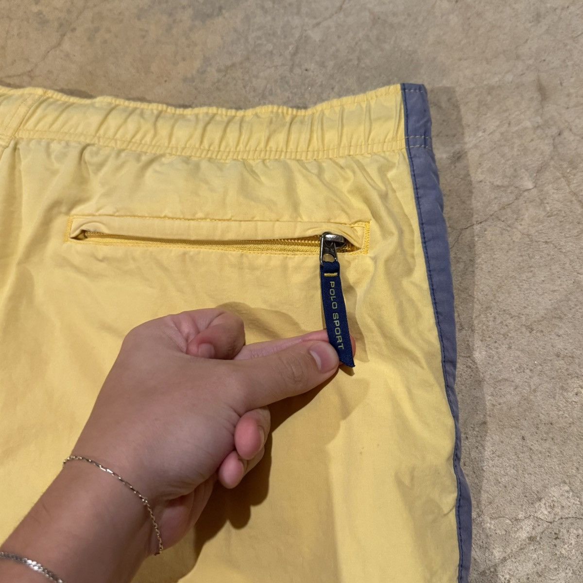 Polo Ralph Lauren Vintage 1990s Polo Sport Faded Pony Board Shorts ERD Grunge Size US 36 / EU 52 - 7 Thumbnail