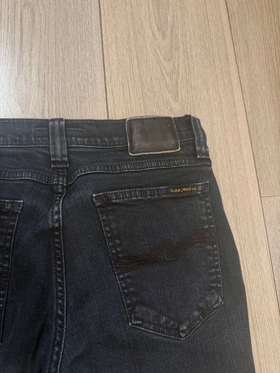Nudie Jeans nudie jeans mens W29 L32 Black dark wash straight Size US 30 / EU 46 - 8 Thumbnail