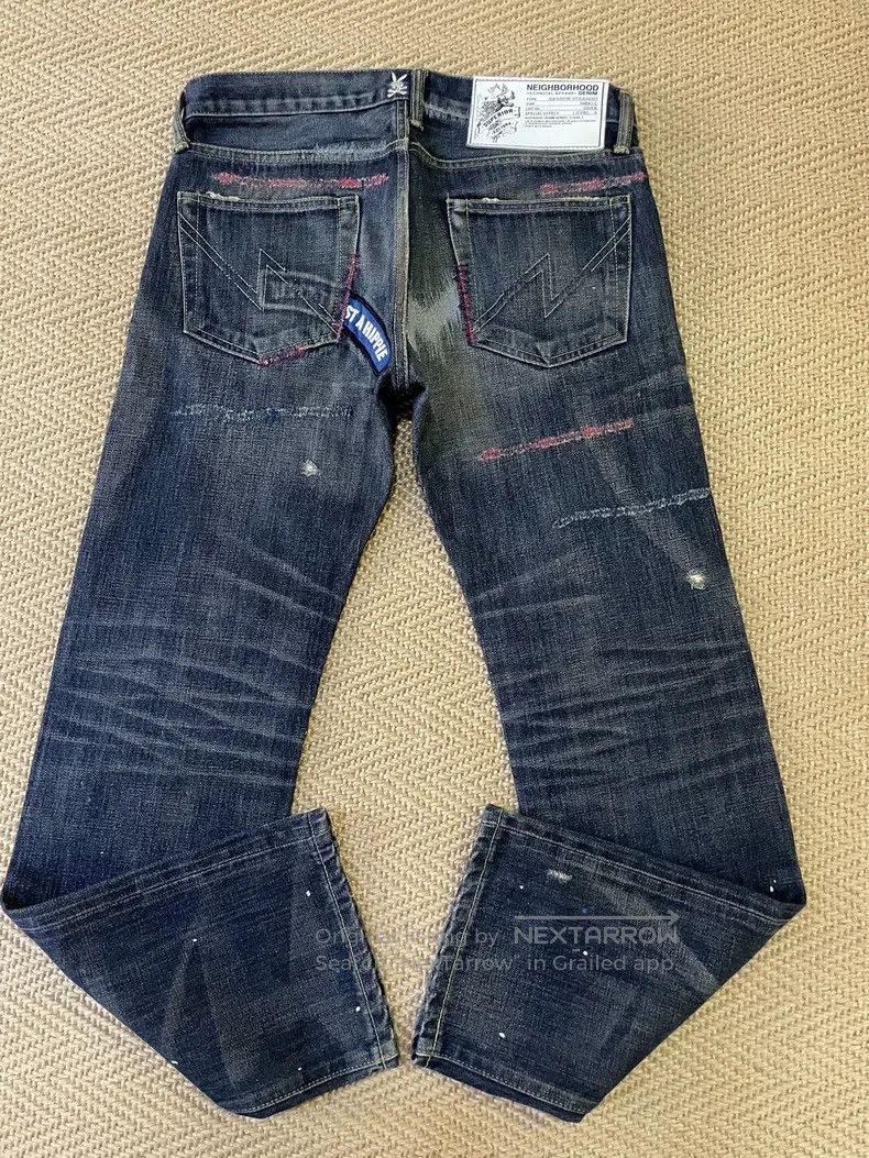 Neighborhood Neighborhood size S Red Cut King Dockers Washed Denim Pant Size US 27 - 2 Thumbnail