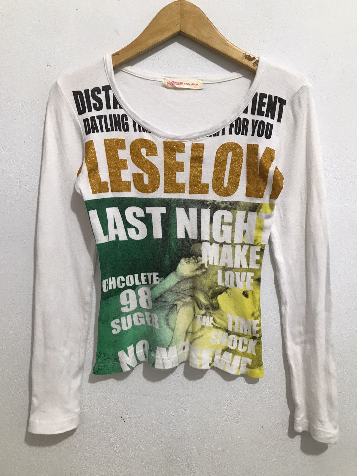 Hysteric Glamour Archive Naked Poem Lastnight Make Love Longsleeve Size M / US 6-8 / IT 42-44 - 1 Thumbnail
