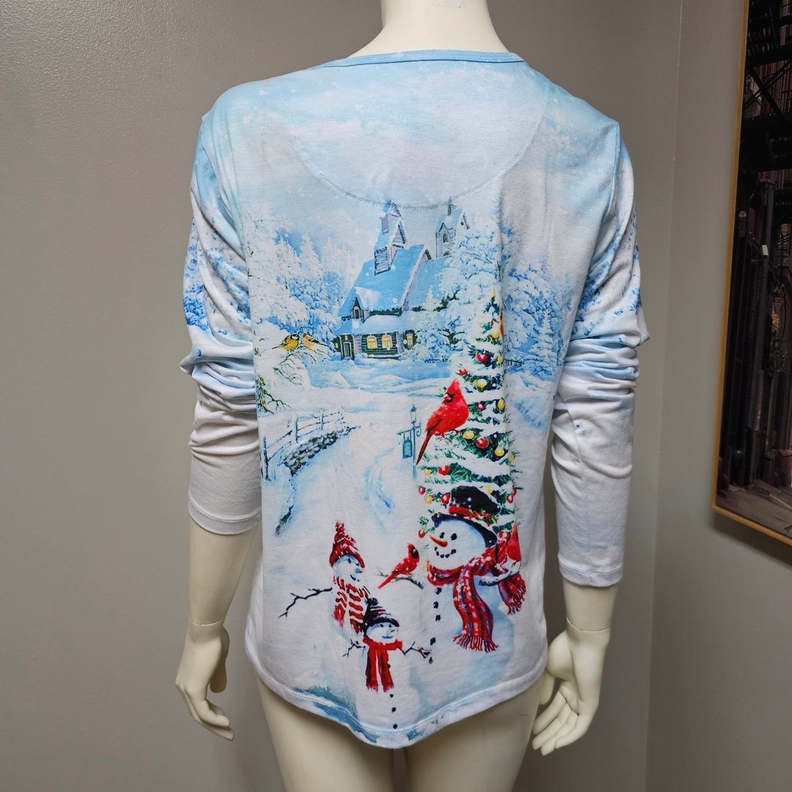 Gloria Vanderbilt Lot of 3 Gloria Vanderbilt Fall/Holiday Theme Shirts Size M Size M / US 6-8 / IT 42-44 - 8 Thumbnail