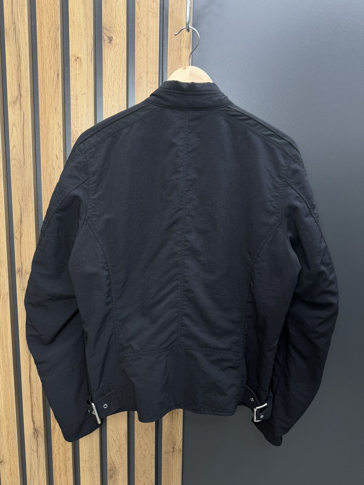 Diesel Diesel Black Biker Jacket Nylon Size M Size US M / EU 48-50 / 2 - 13 Thumbnail