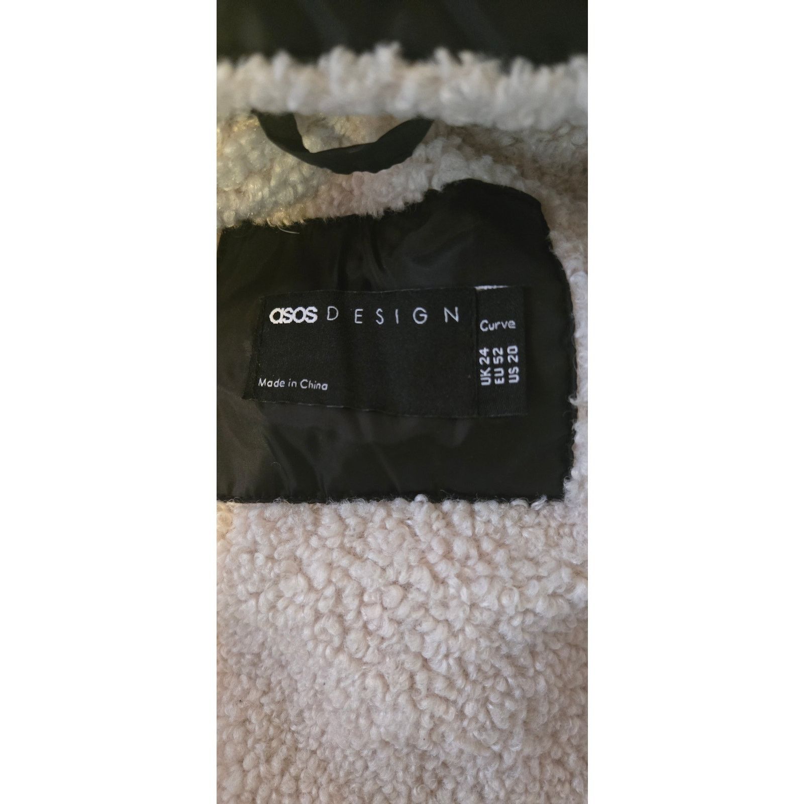 Asos ASOS teddy lined maxi coat, size 20 Size 3XL / US 20-22 - 4 Thumbnail