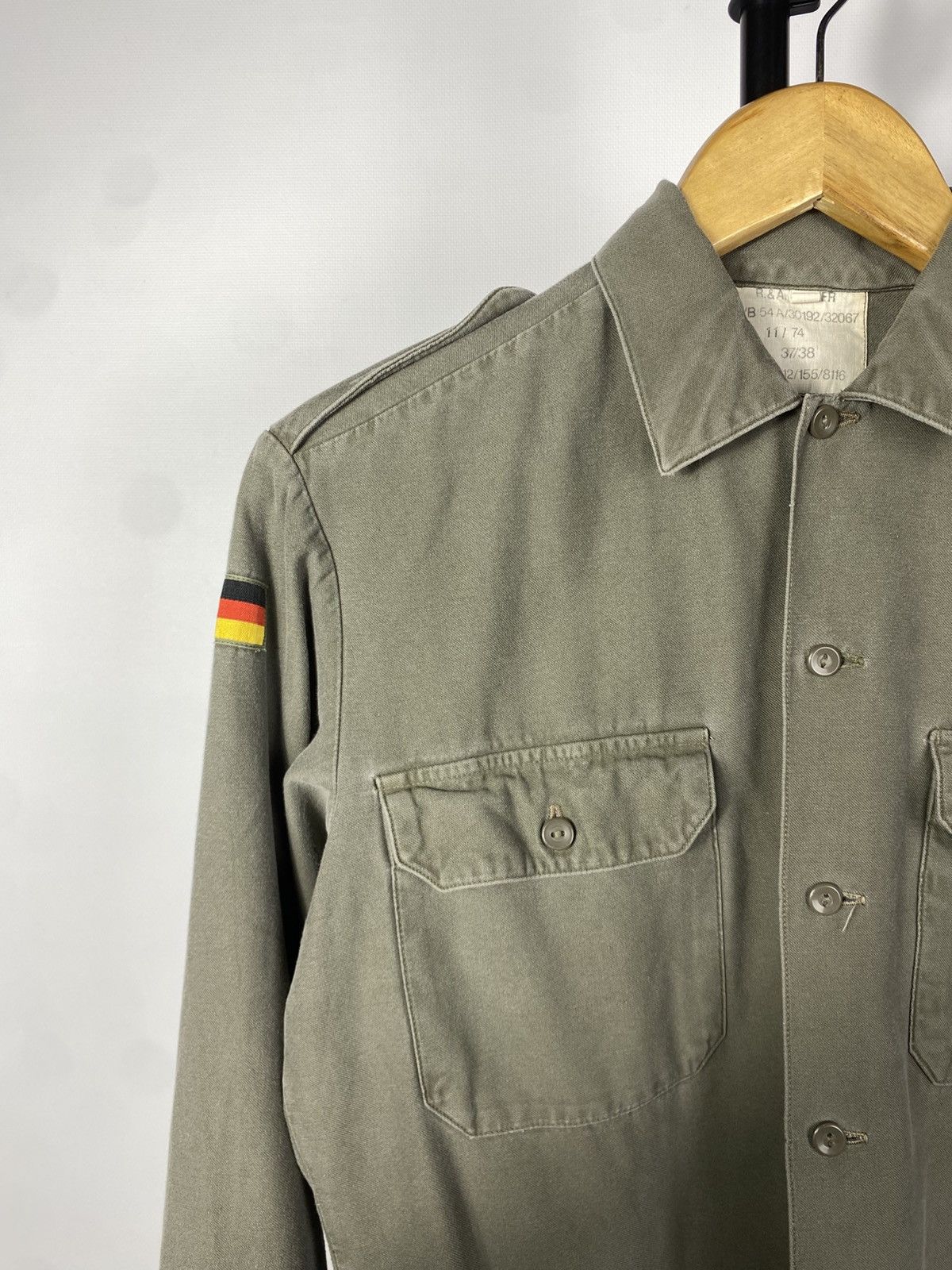 Vintage Vintage 70s Archive Army Military cotton West German jacket Size US S / EU 44-46 / 1 - 4 Thumbnail