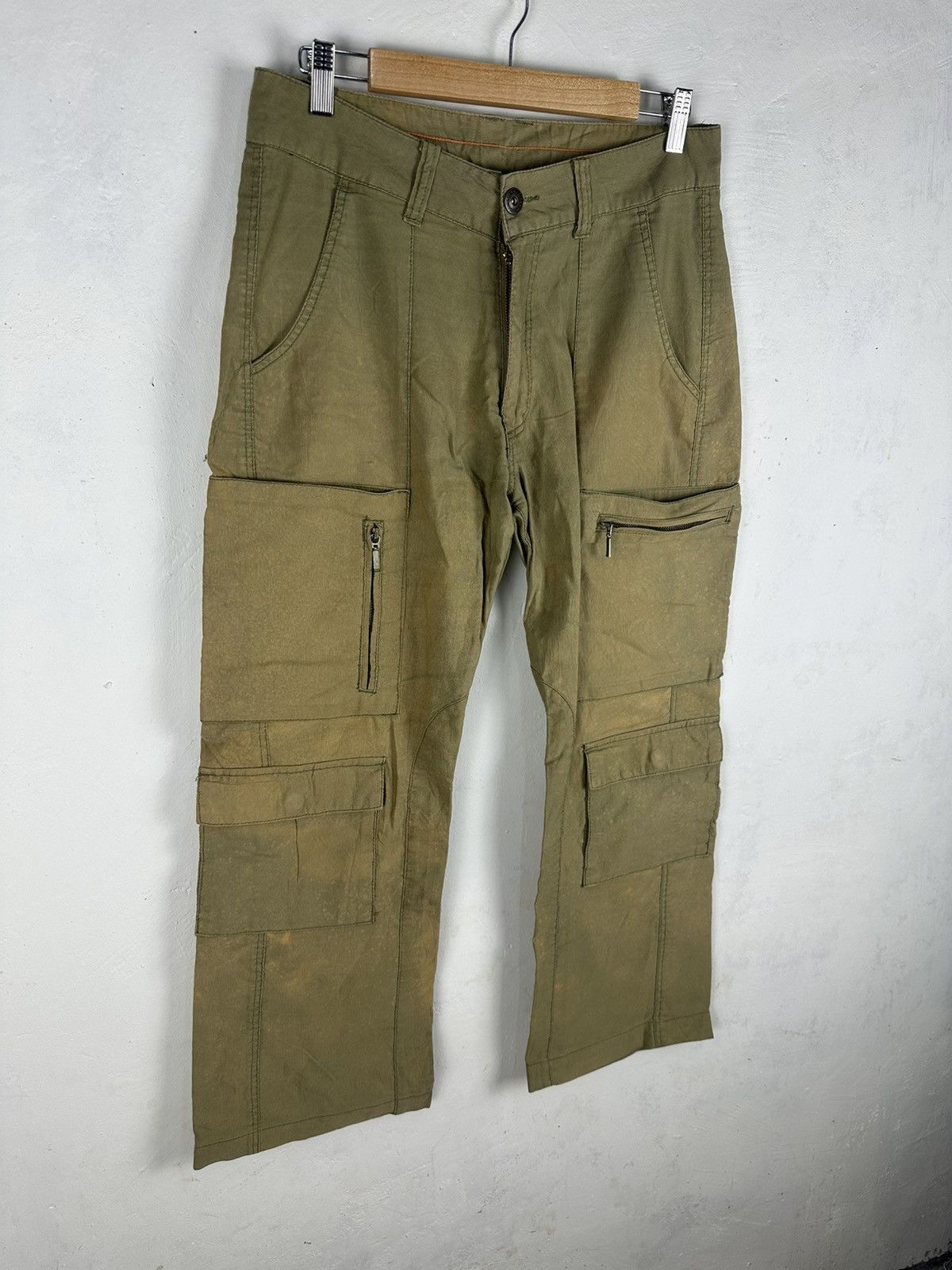 If Six Was Nine CARGO PANTS SENDITIONARIES MULTIPOCKET FADED COLOUR Size US 31 - 5 Thumbnail