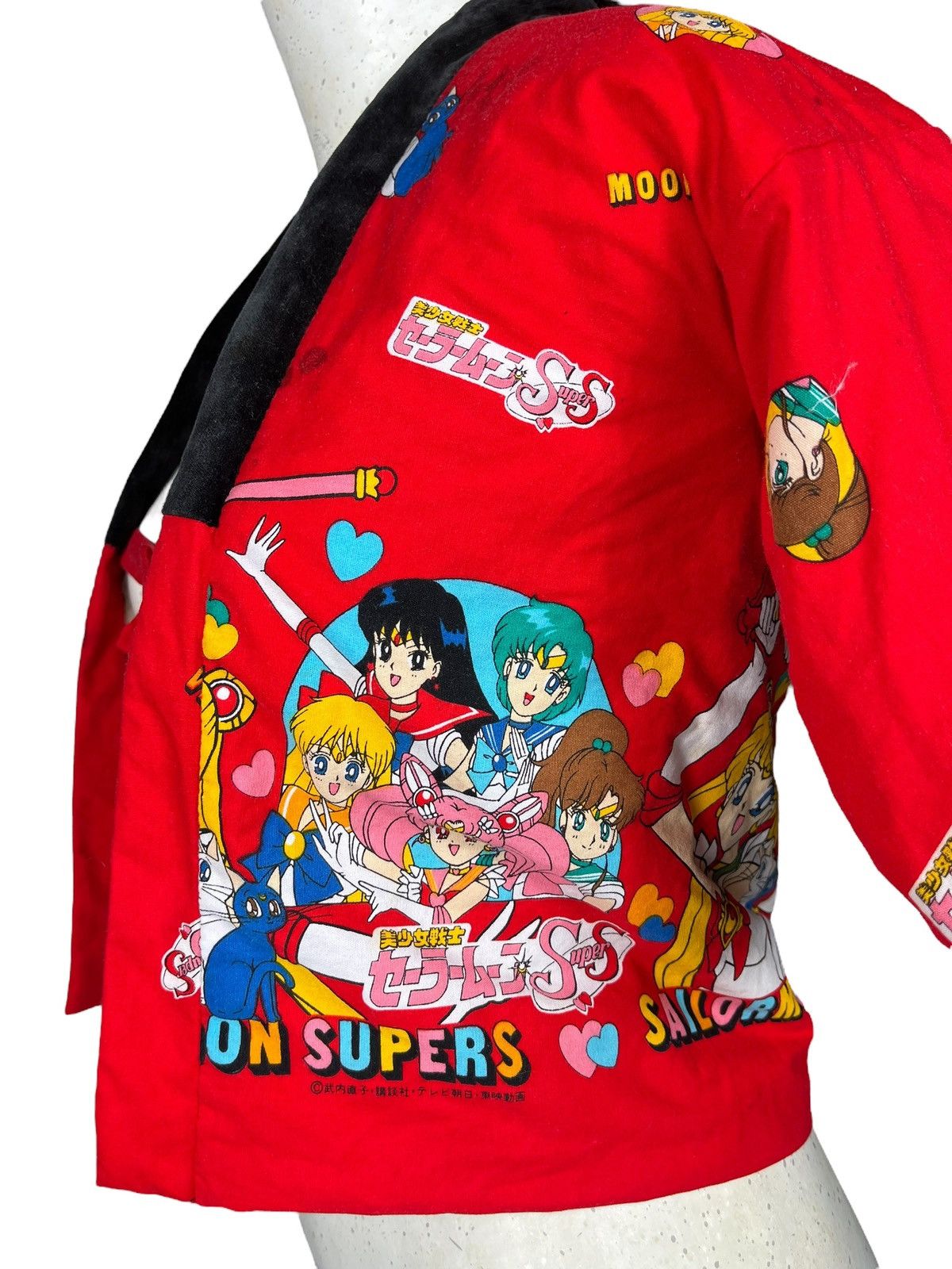 Anime × Cartoon Network × Vintage Vintage 90s Sailormoon Supers Kimono Vest Japanese Anime Size S / US 4 / IT 40 - 3 Thumbnail