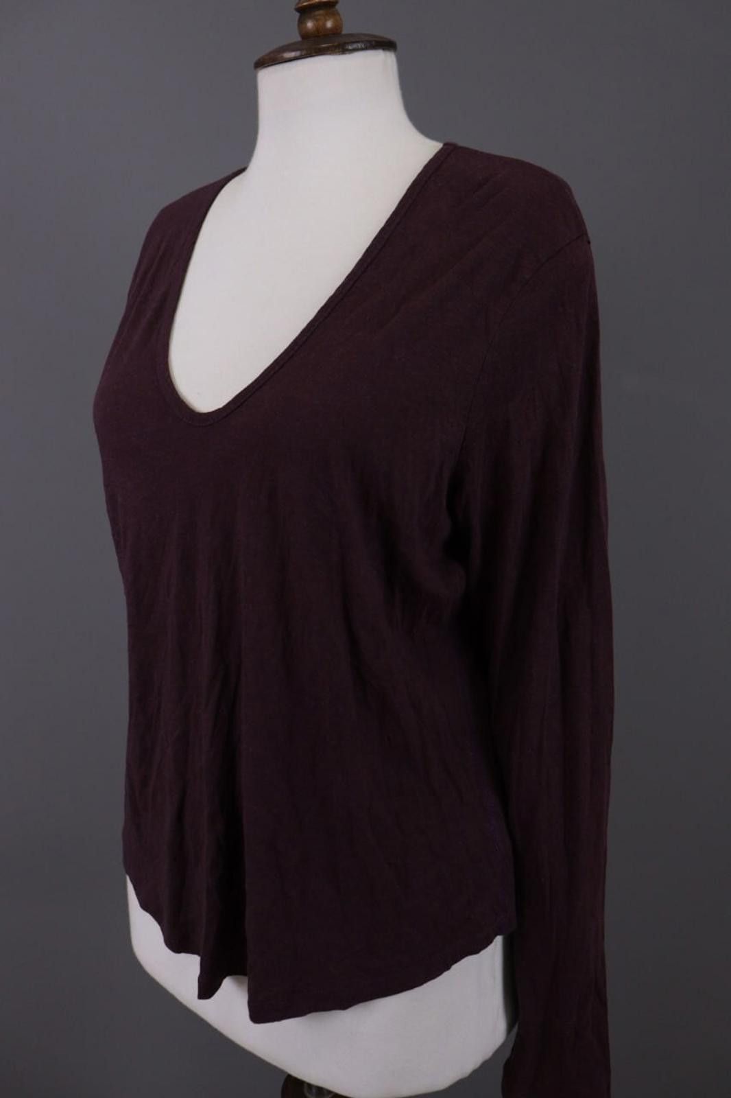 James Perse Standart James Perse Purple Cotton Wool Knit Blouse Size 4 Size S / US 4 / IT 40 - 7 Thumbnail