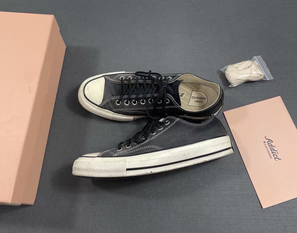 Converse Converse Addict Chuck Taylor Ox 1970s Black Canvas Shoes J16 Size US 9 / EU 42 - 2 Thumbnail