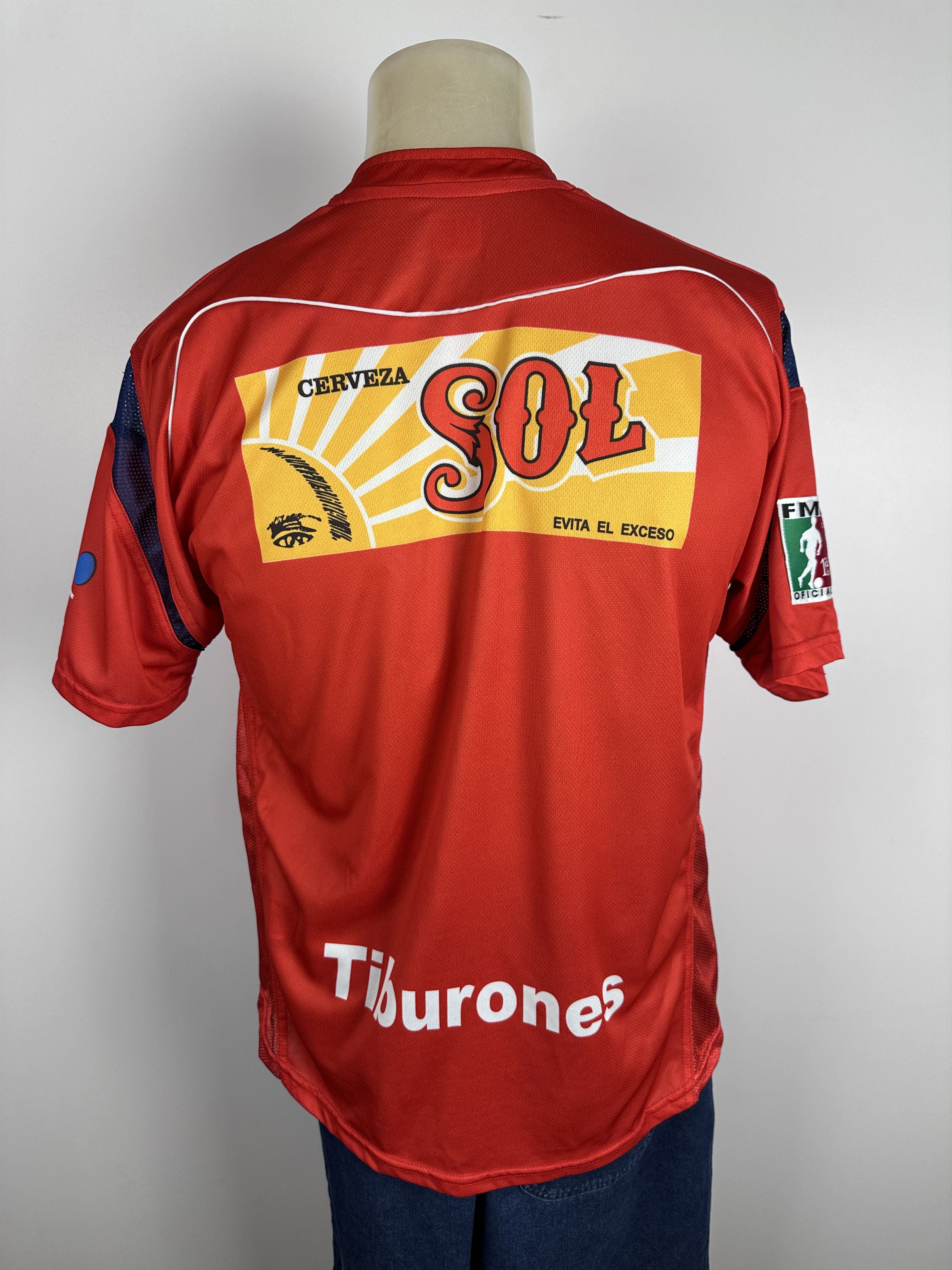 Joma Tiburones 2005 2006 home Football Shirt Soccer Jersey Joma Size US M / EU 48-50 / 2 - 5 Thumbnail
