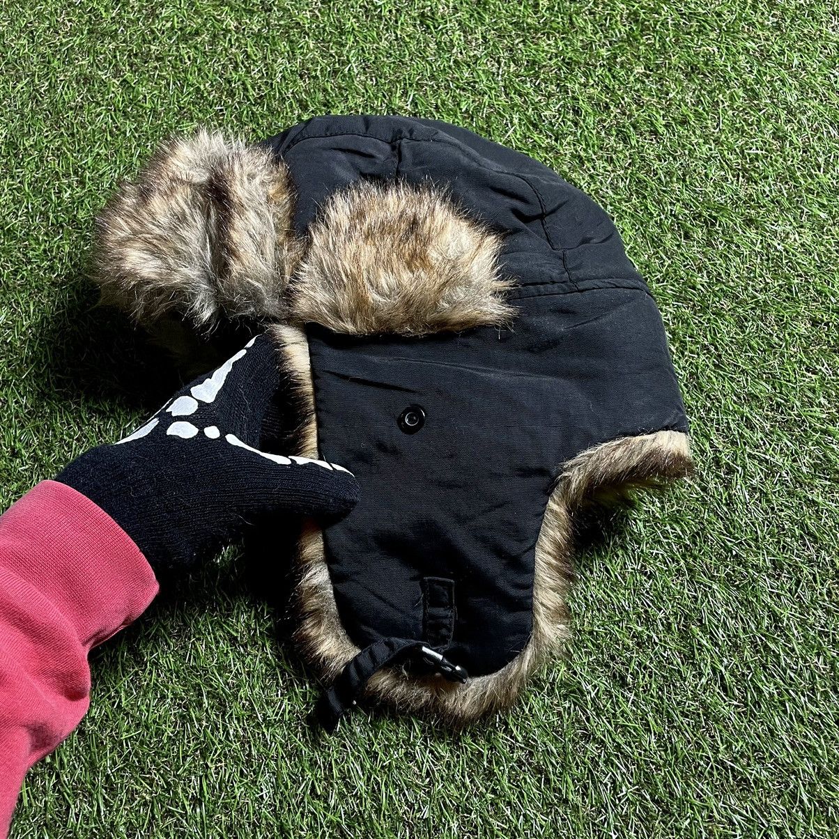 Vintage Vintage Y2K Fuzzy Mohair Beanie Furry Alt Goth Ushanka OS Size ONE SIZE - 4 Thumbnail