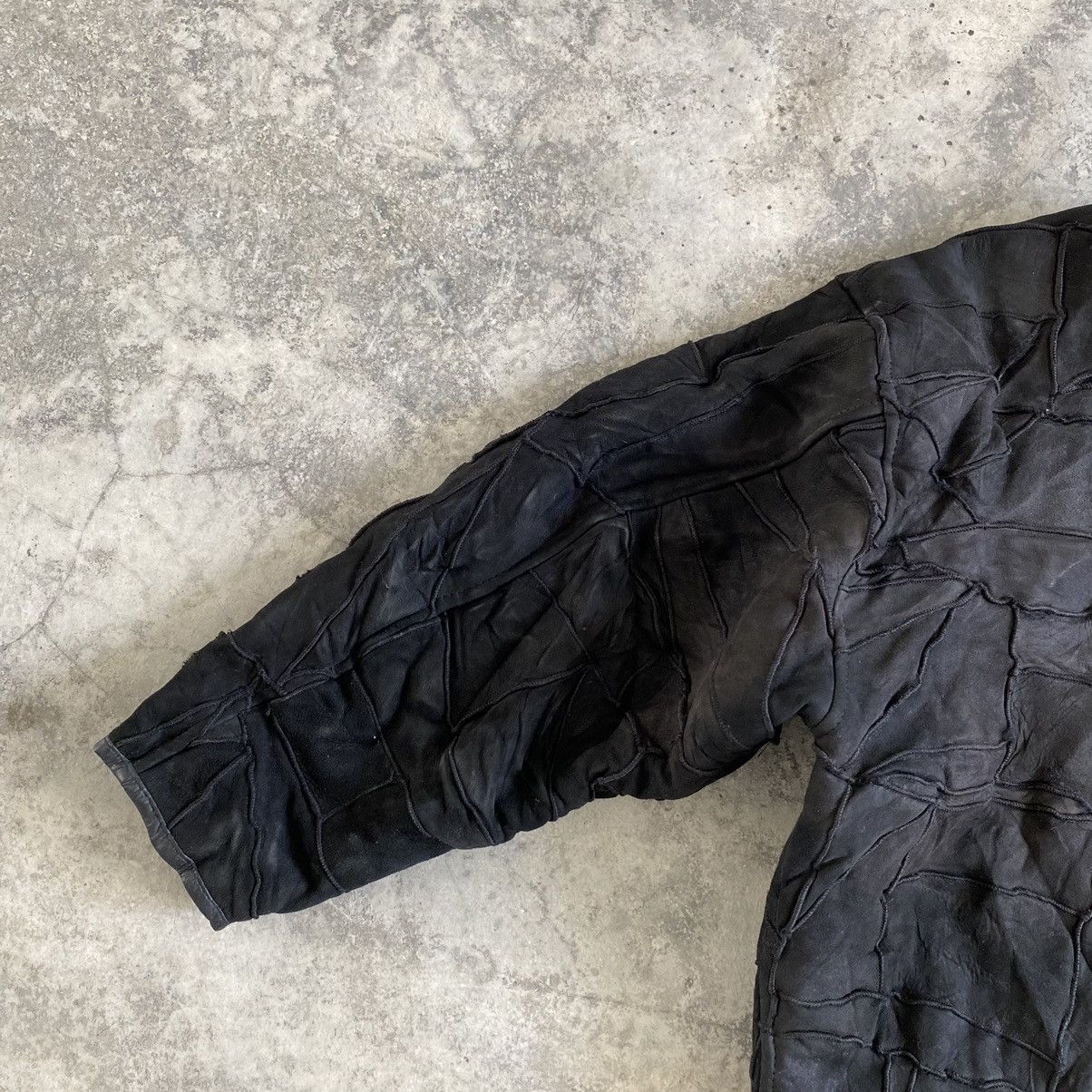 Issey Miyake 1990’s Hai Sporting Gear Shearling Panelled Leather Jacket Size US M / EU 48-50 / 2 - 12 Thumbnail