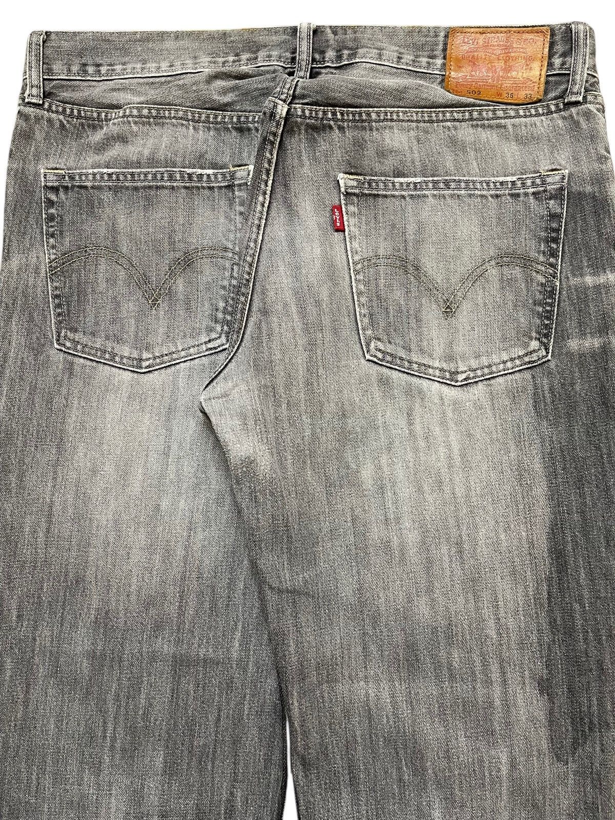 Levi's Vintage 90s Levis 502 Faded Wash Distress Style Loose Jeans Size US 36 / EU 52 - 6 Thumbnail