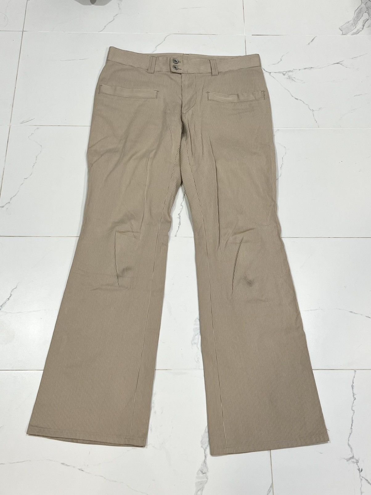 Seditionaries COMME CA DU MODE MEN Striped Flared Trousers Japan Pants Size US 31 - 1 Thumbnail