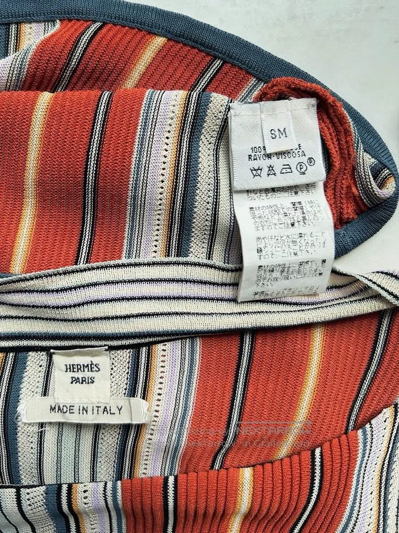 Hermes Hermes One-shoulder Seven-eighths Sleeve Slim Top Size S / US 4 / IT 40 - 9 Thumbnail