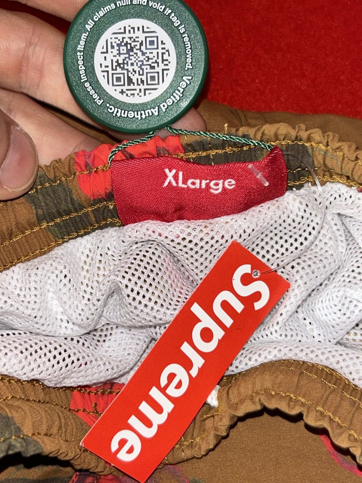Supreme Supreme Nylon Water Short Brown Cherry SS19 size XL NEW Size US 36 / EU 52 - 5 Thumbnail
