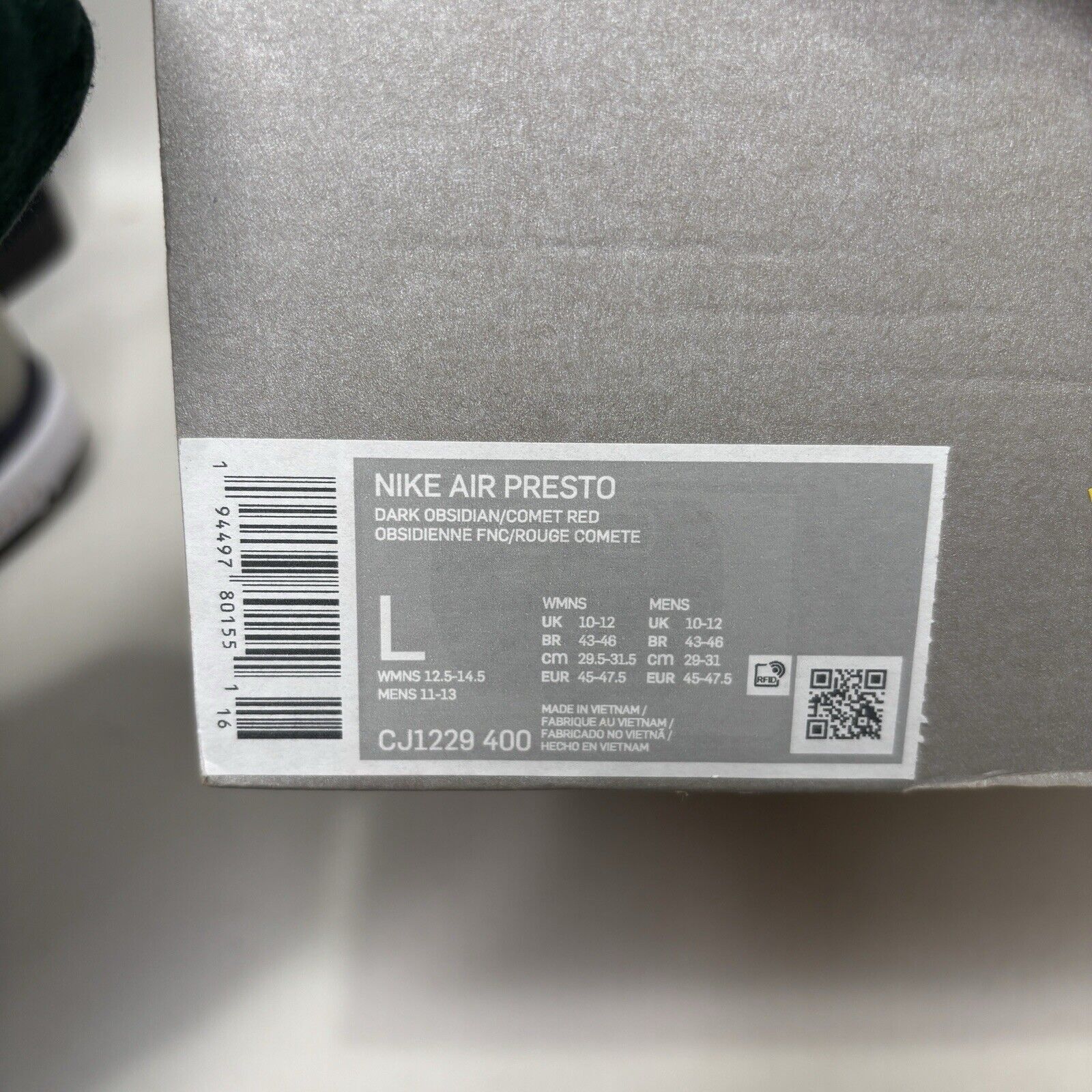 Nike Nike Shoes Air Presto “USA/Dark Obsidian Comet Red” 2024 Size US 12 / EU 45 - 6 Thumbnail