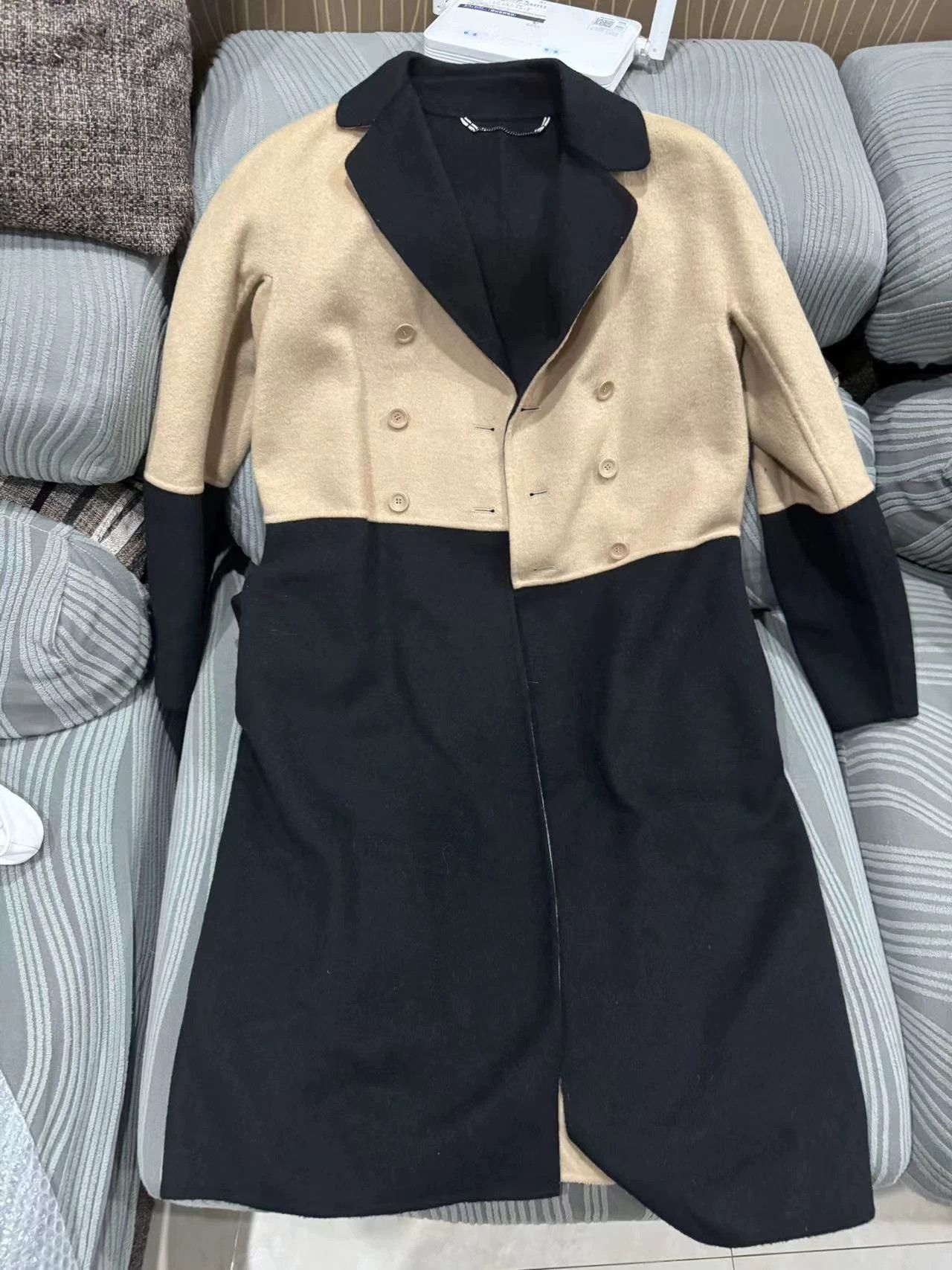 Max Mara Maxmara Double-Faced Wool Overcoat Size XXS / US 00 / IT 34 - 1 Thumbnail