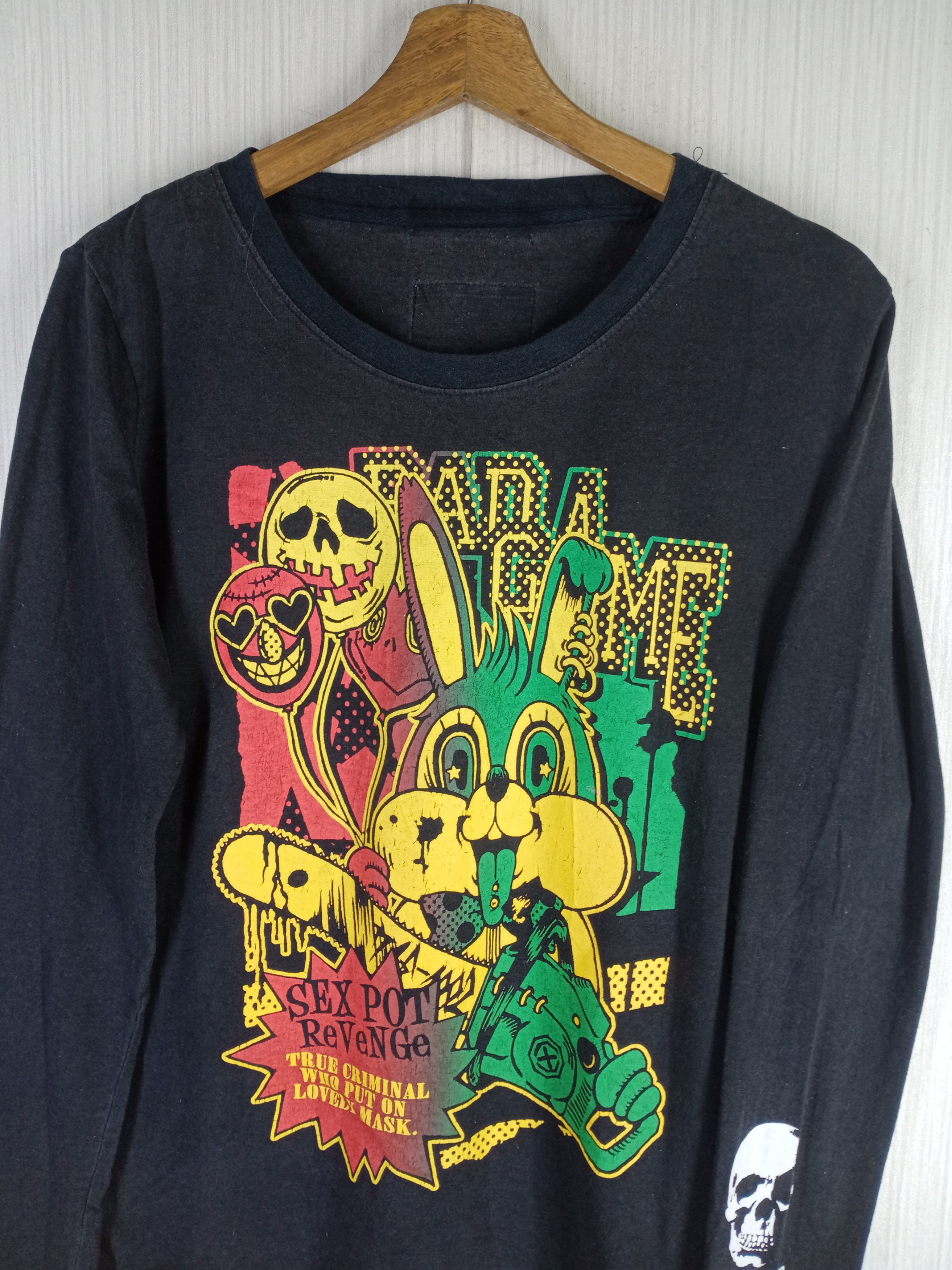 Japanese Brand RARE SEX POT REVENGE BY THE ROADSIDE TSHIRT Size US M / EU 48-50 / 2 - 4 Thumbnail