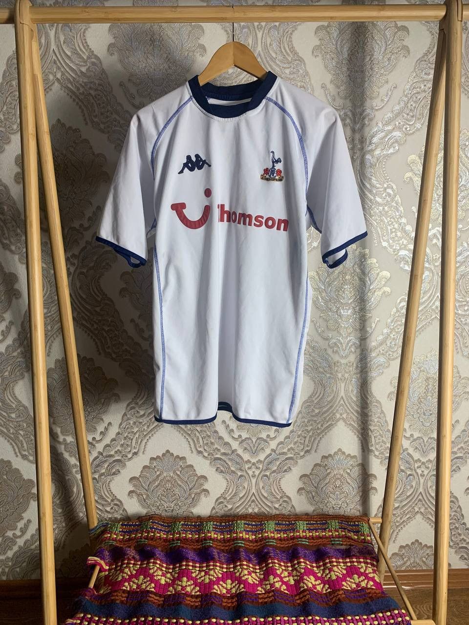 Kappa × Vintage VERY RARE KAPPA FC TOTTENHAM HOTSPUR ENGLAND SOCCER JERSEY Size US M / EU 48-50 / 2 - 1 Thumbnail