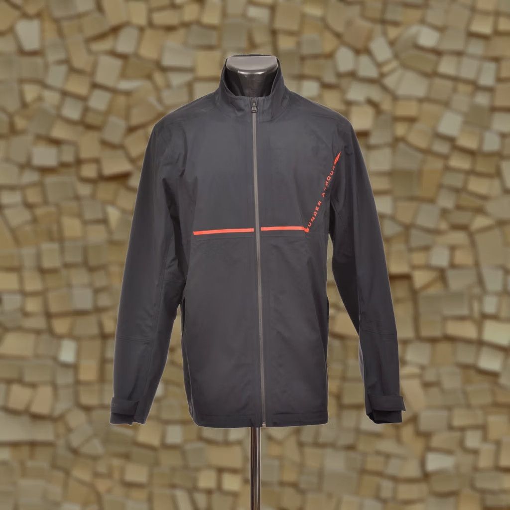 Under Armour DDP Under Armour Gore-Tex Storm Paclite Black Track Jacket M Mens Windbreaker Jacket Size US M / EU 48-50 / 2 - 1 Thumbnail