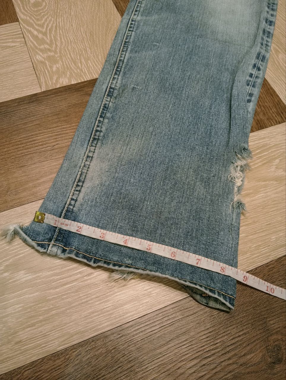 Sugar Cane VINTAGE SUGAR CANE SELVEDGE DISTRESSED JEANS Size US 30 / EU 46 - 16 Thumbnail