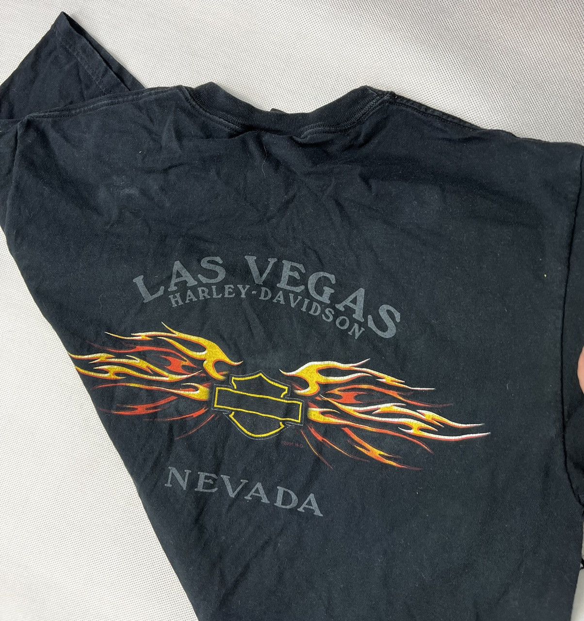Harley Davidson × Vintage Tshirt Harley Davidson Las Vegas Nevada Vintage Size US M / EU 48-50 / 2 - 3 Thumbnail