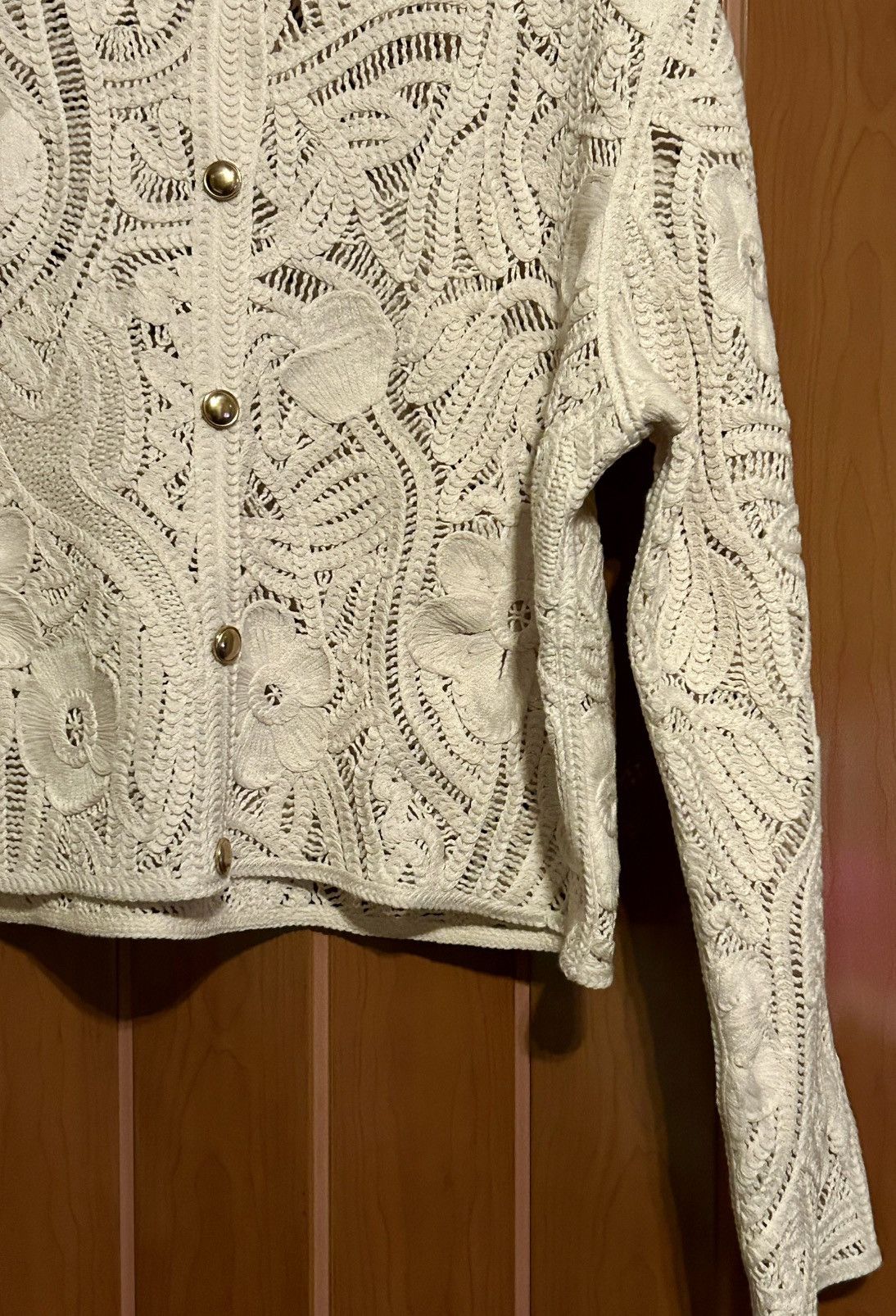 H&M H&M crochet look cardigan Size L / US 10 / IT 46 - 9 Thumbnail