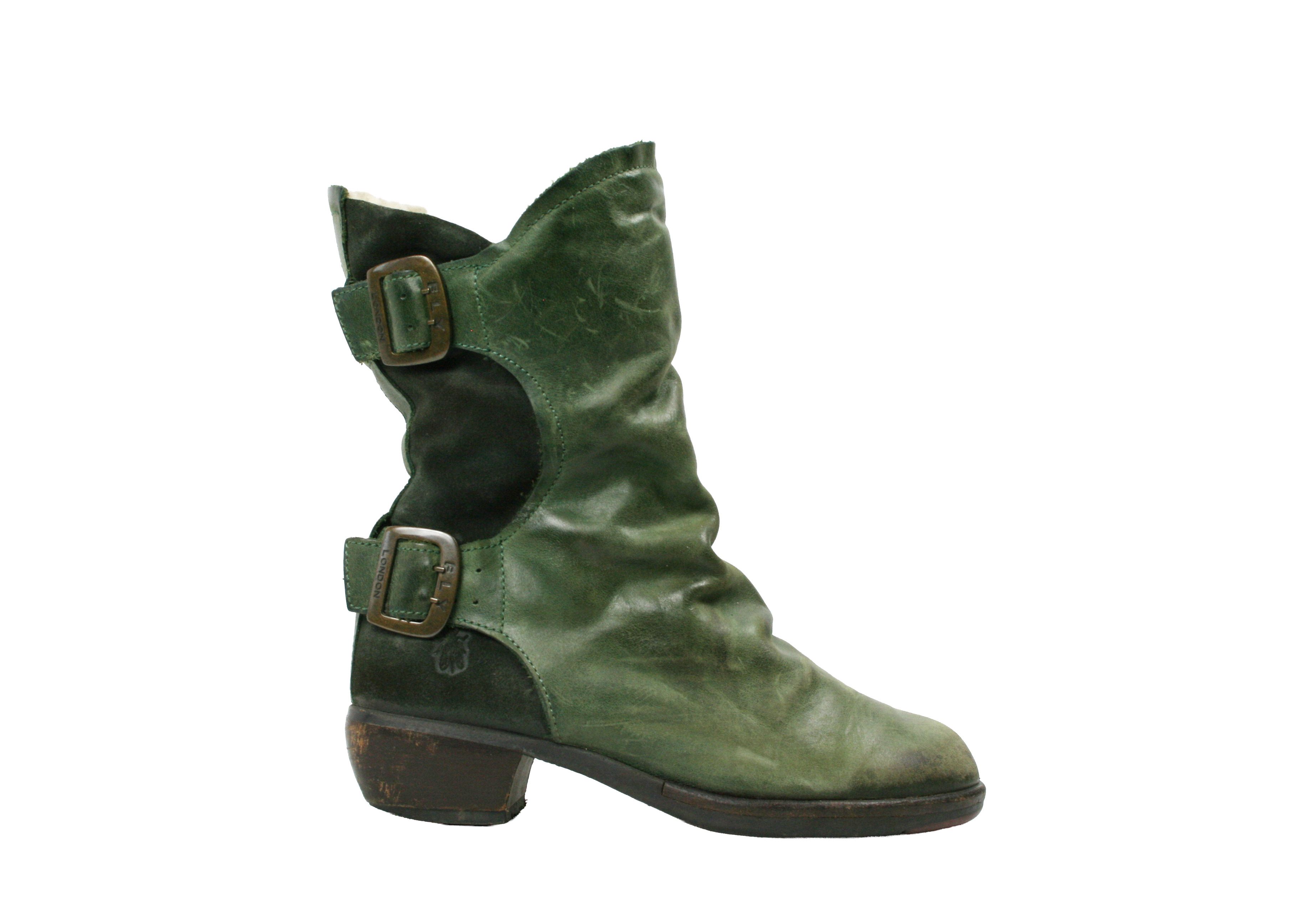 Fly London 00S Goblin Y2K Grunge Boots Vintage Size US 7 / IT 37 - 2 Thumbnail