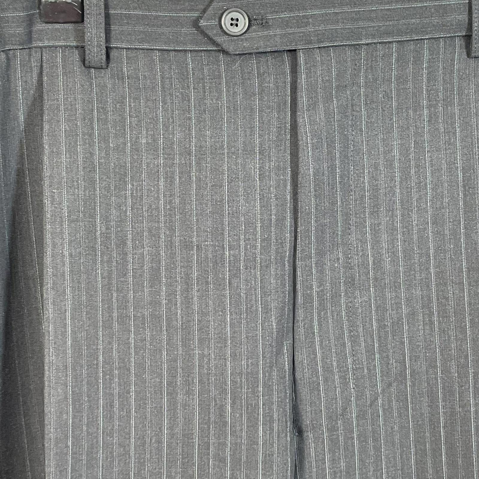 Marks & Spencer Marks & Spencer Women's Black and Grey Trousers Size 30" / US 8 / IT 44 - 2 Thumbnail