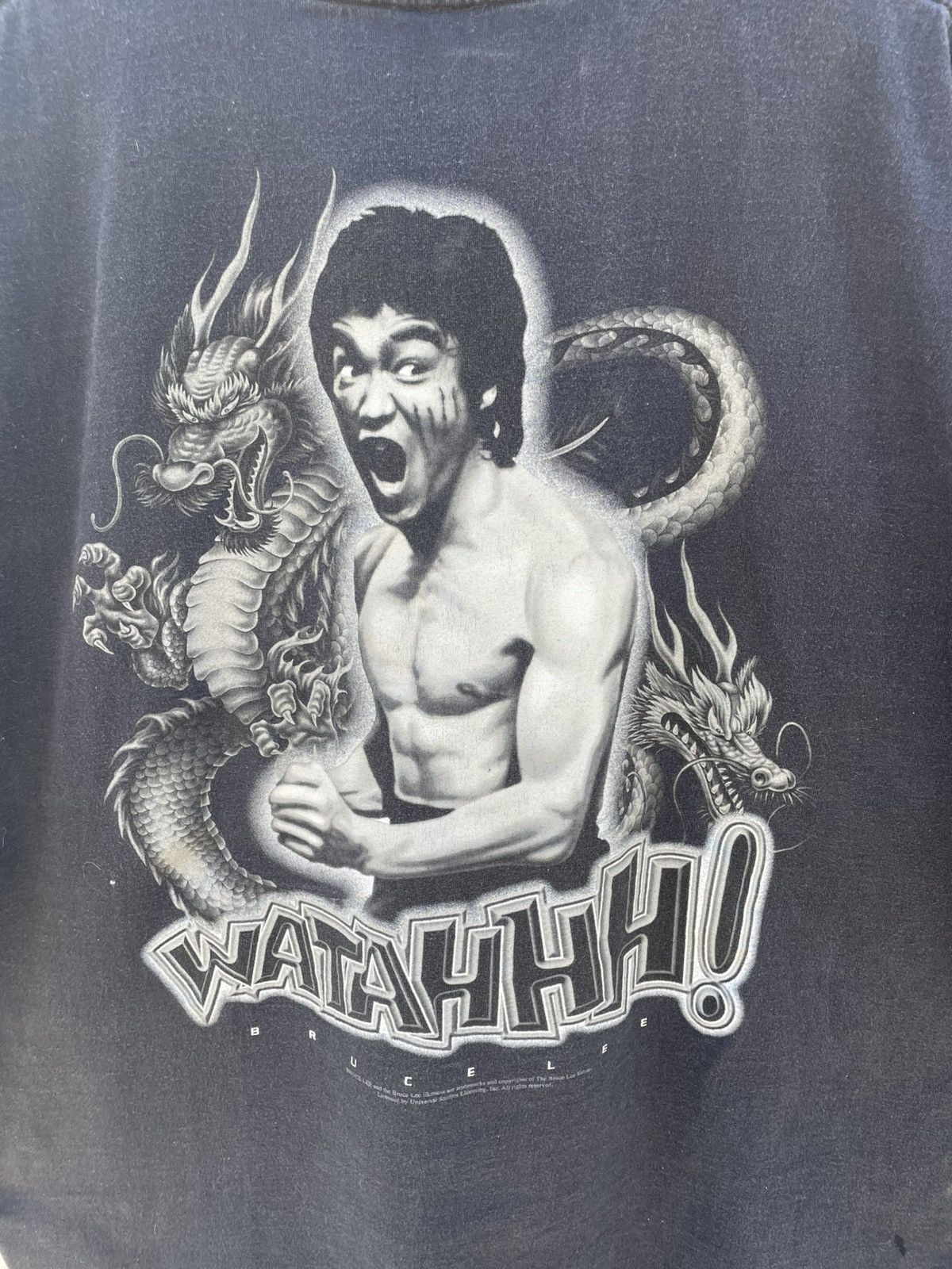 AAA Vintage 2000s Bruce Lee Movie Promo Black Men’s Size XXL Size US XXL / EU 58 / 5 - 9 Thumbnail