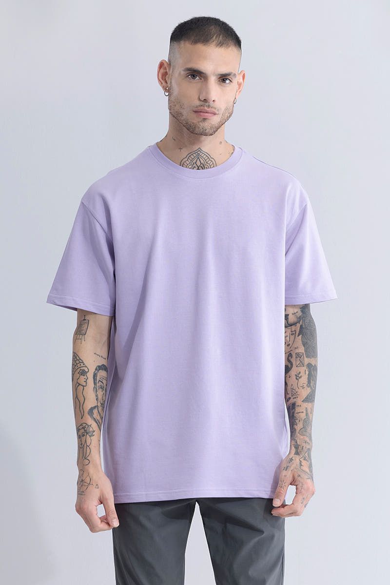 Designer Lavender Oversized T-Shirts Size US S / EU 44-46 / 1 - 2 Thumbnail