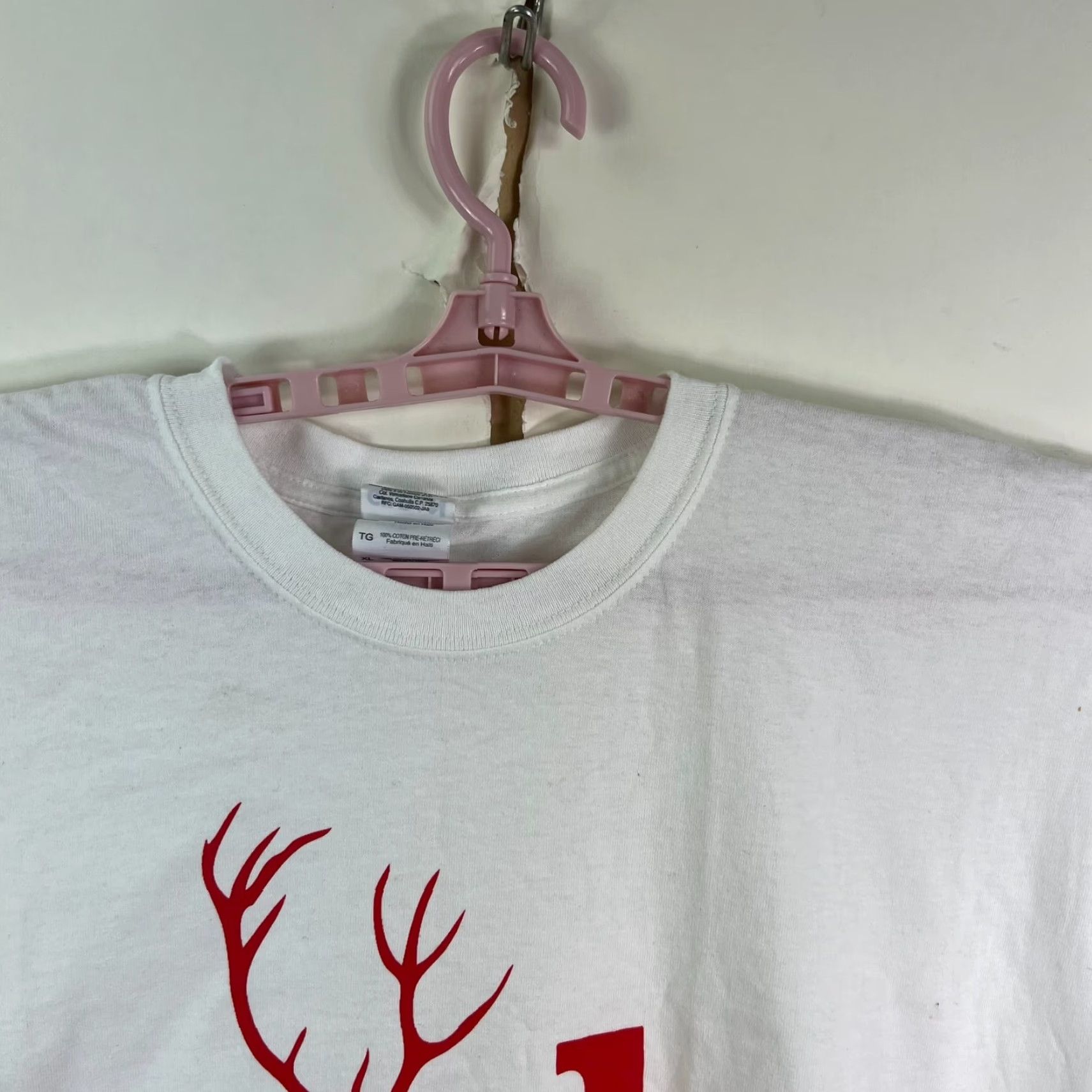 Vintage Jim Beam Shirt Mens XL White/Red Graphic Print Beer USA Size US XL / EU 56 / 4 - 3 Thumbnail