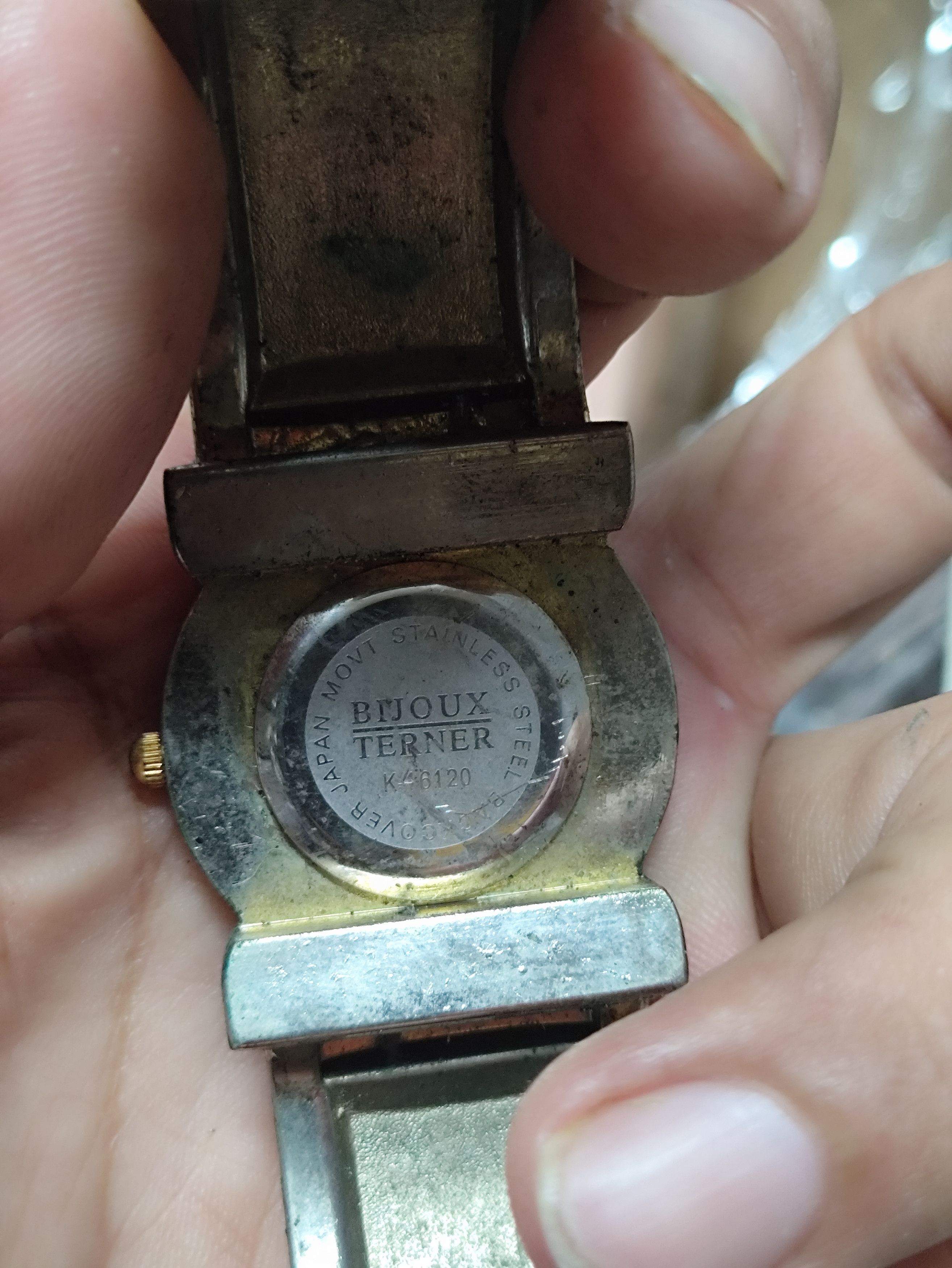 Japanese Brand × Vintage Bijour Terner (K46120) Vintage Steel Art Design Watch Size ONE SIZE - 6 Thumbnail