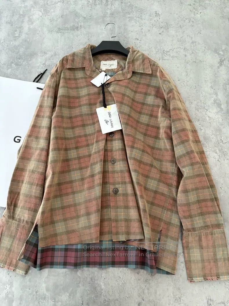 Greg Lauren Greg Lauren Checked Shirt Size US XL / EU 56 / 4 - 1 Thumbnail