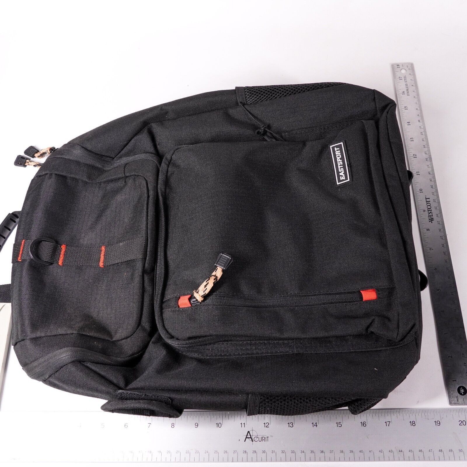 Other Eastsport Backpack Book Bag Satchel Pack 18" Dark Black Size ONE SIZE - 7 Thumbnail