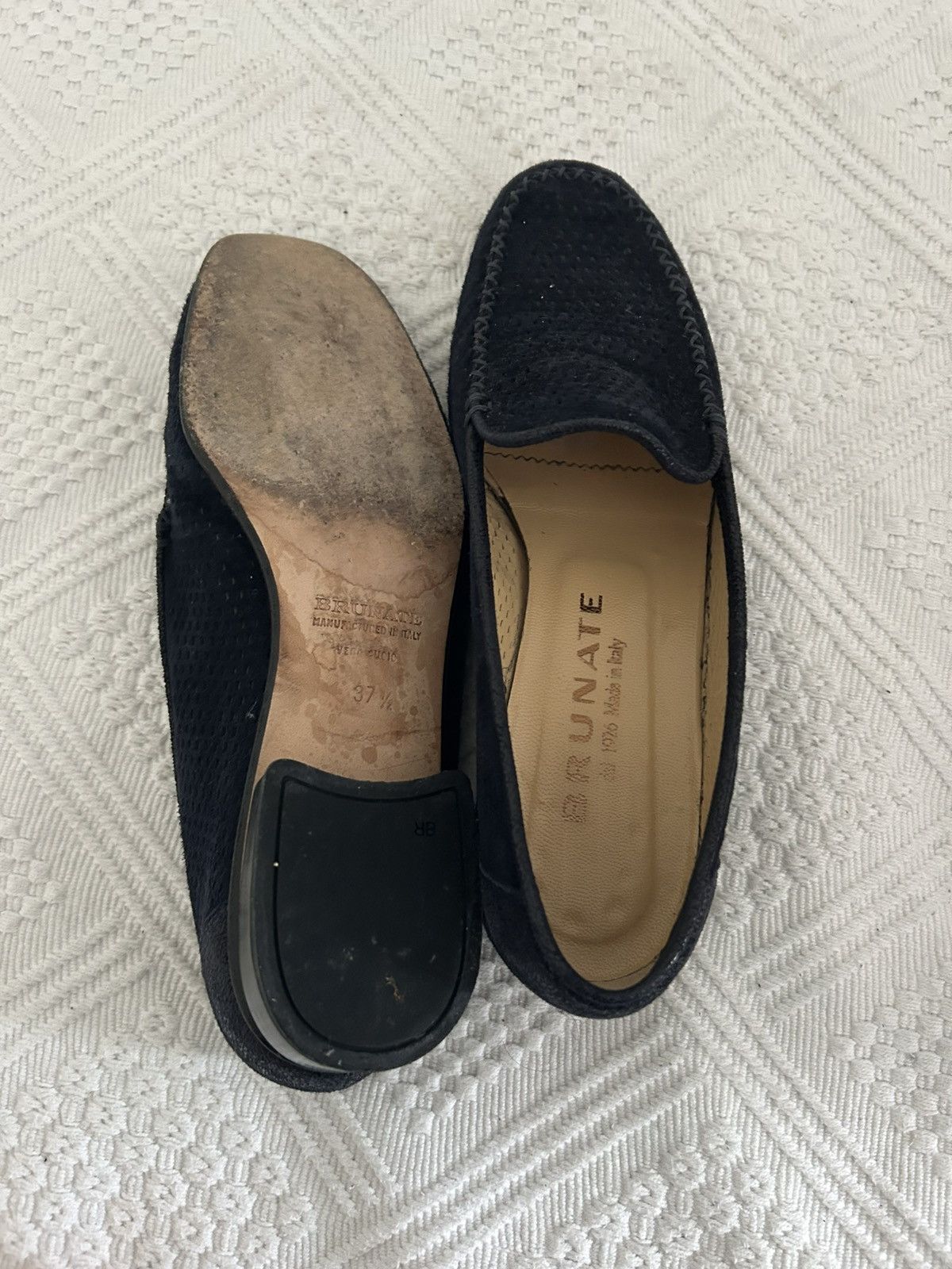 Other Navy suede loafers Size US 7.5 / IT 37.5 - 4 Thumbnail