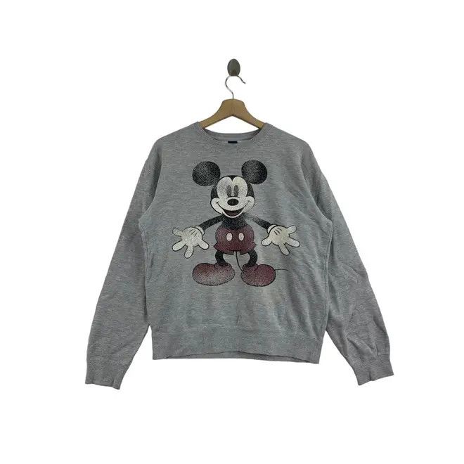 Disney Vintage DISNEY MICKEY MOUSE Smiley Peace Sweatshirt Sweater Size M / US 6-8 / IT 42-44 - 1 Thumbnail