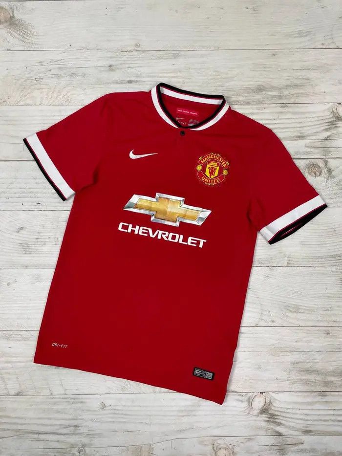 Nike Nike Manchester United 2014 2015 Home Shirt Soccer Jersey Size US S / EU 44-46 / 1 - 1 Thumbnail