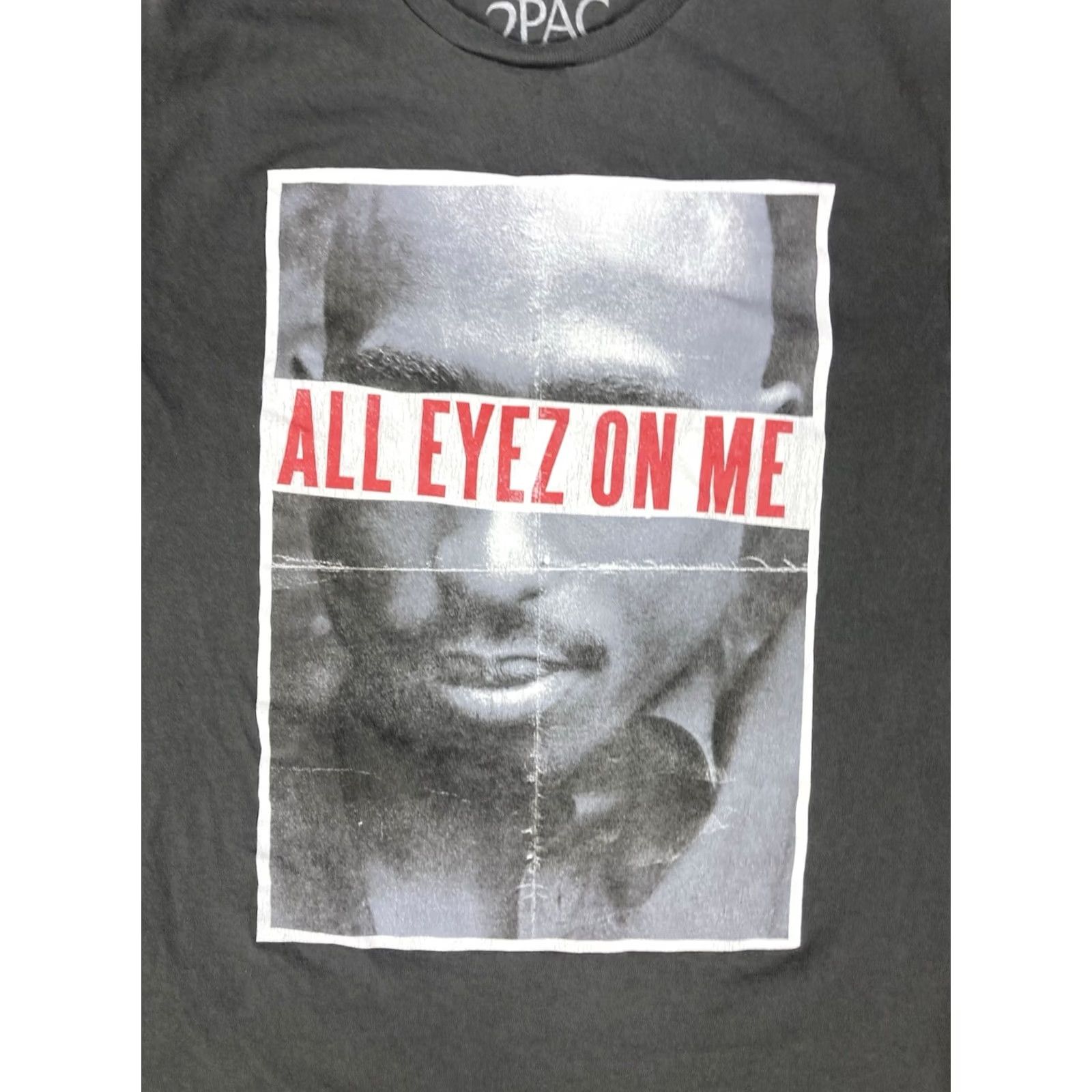 Vintage VINTAGE 2pac Tupac Shakur All Eyez On Me Retro Graphic T-shirt Women Medium Gray Hip Hop Music Shirts Size M / US 6-8 / IT 42-44 - 2 Thumbnail