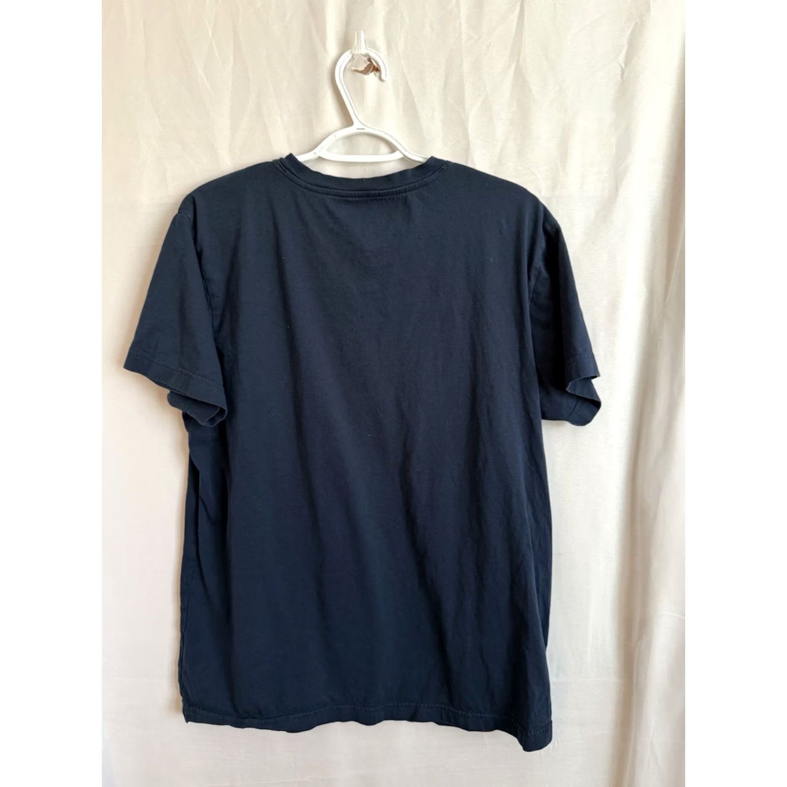 Vintage Mens Med. T Shirt Mountain Nature Hike Camp Fish "Get Lost" Sleeve Blue Original Use Size US M / EU 48-50 / 2 - 4 Thumbnail