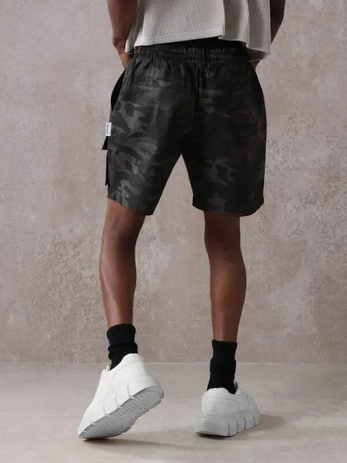 Jean Camouflage Cargo Shorts Size US 30 / EU 46 - 4 Thumbnail