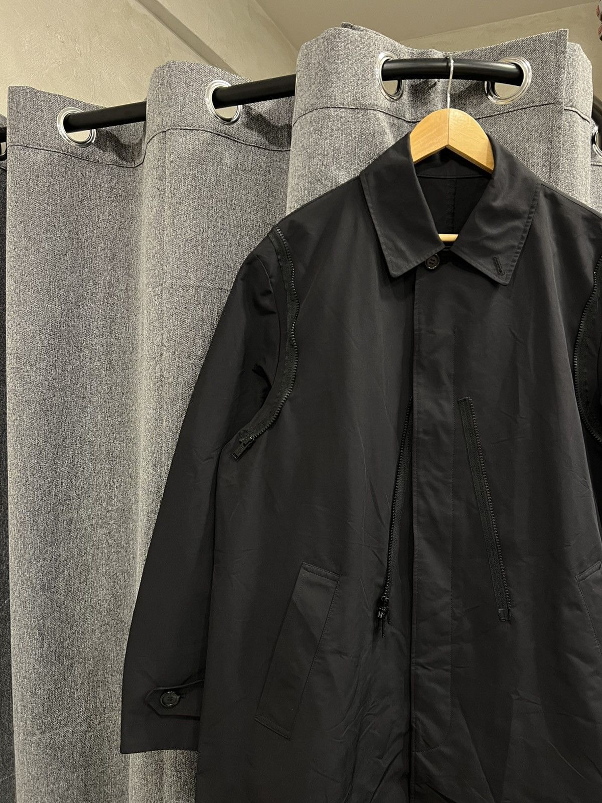 Undercover Jun Takahashi - The Shepherd Trench Coat - Japan in Black, Men's (Size L) — image 3 of 6