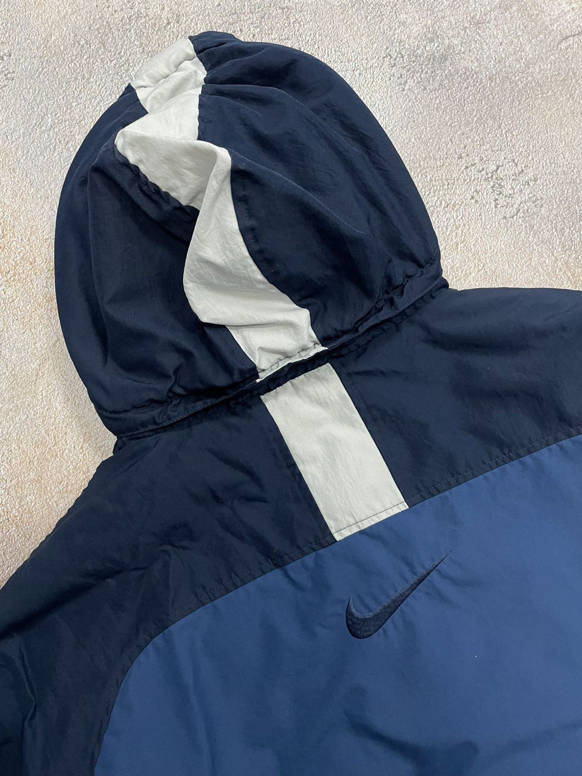 Nike Vintage Nike Small Swoosh Fleece Insulated Heavy Jacket Size US XXL / EU 58 / 5 - 12 Thumbnail