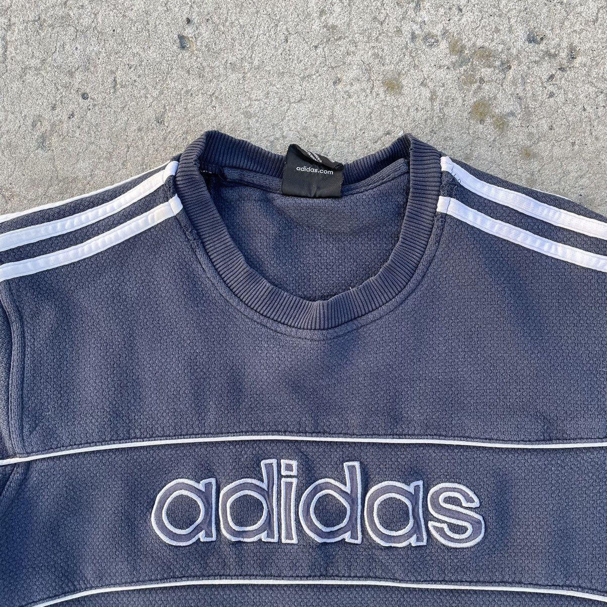 Y/Project Vintage Knit Sweater Adidas Big Logo Y2K Distressed 90s USA Size US S / EU 44-46 / 1 - 5 Thumbnail