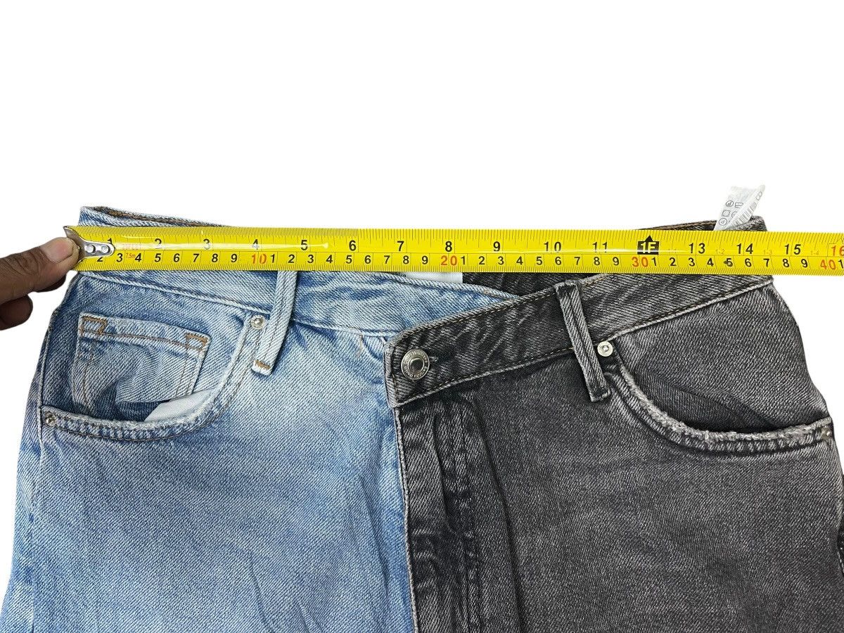 Bershka Two Tone Colour Jeans Streetwear